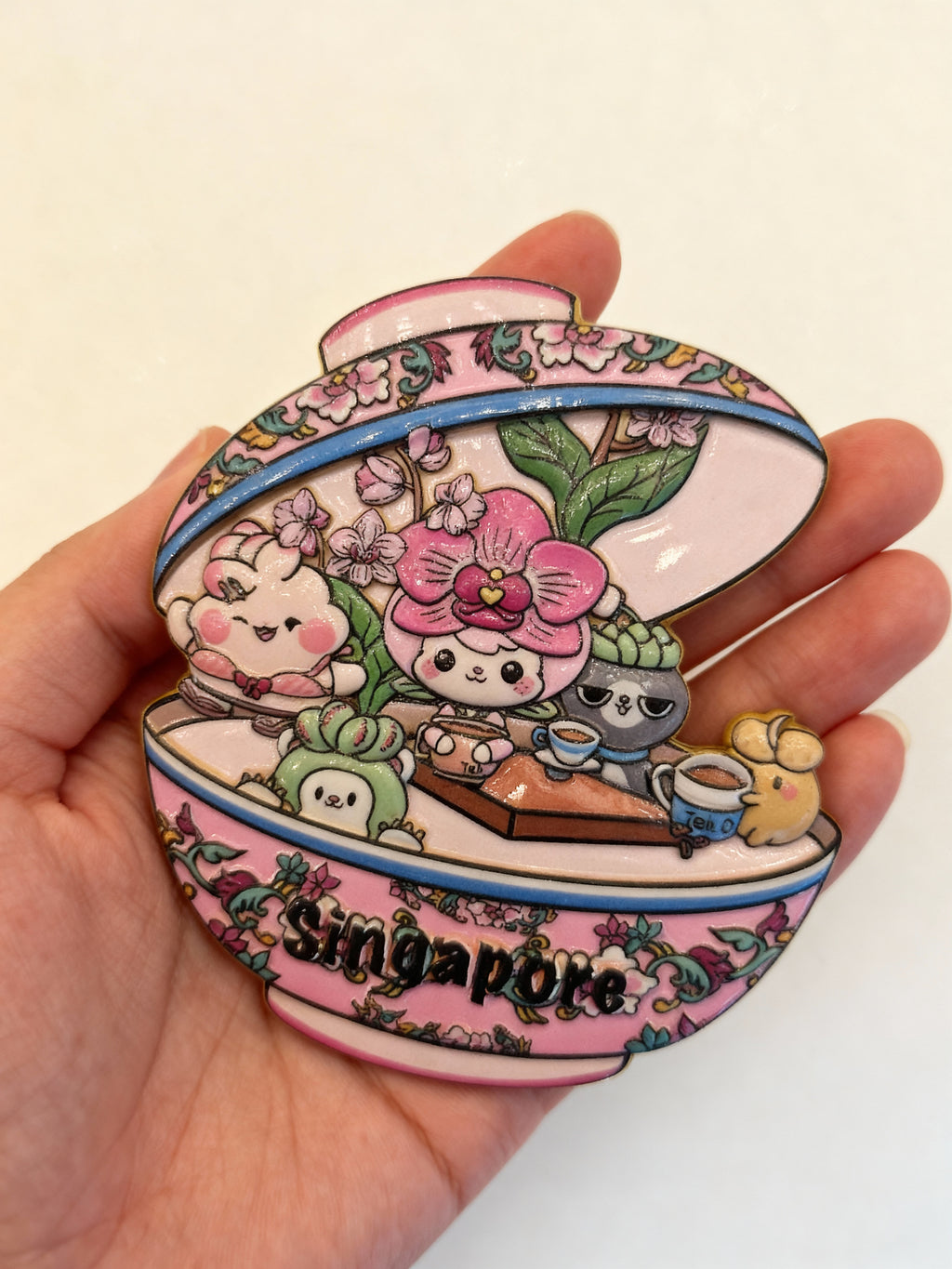 3D Metal Magnet-Teatime