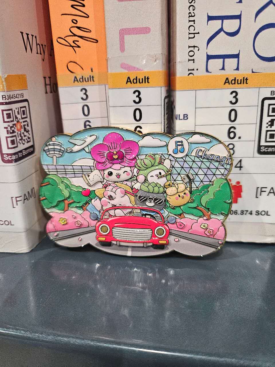 3D Metal Magnet-Happy Holiday