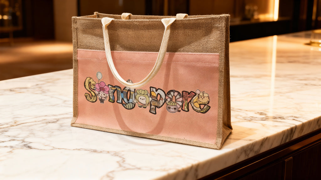 Jute Tote Bag Series-B